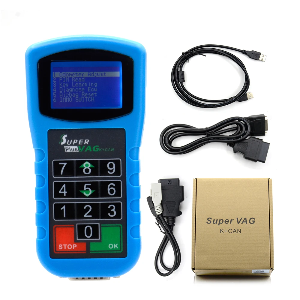 Good feedback Newest Super VAG supe rvag K+CAN Plus 2.0 Diagnosis + Pin Code Reader Super VAG K+CAN Plus