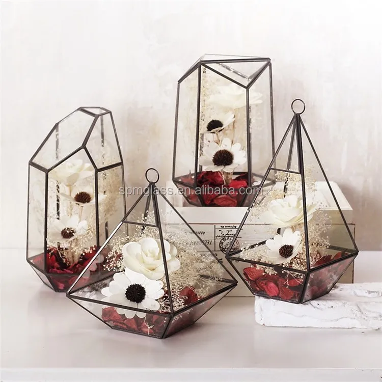 Decorative Hanging Geometric Glass Terrarium Wholesale As Geometric