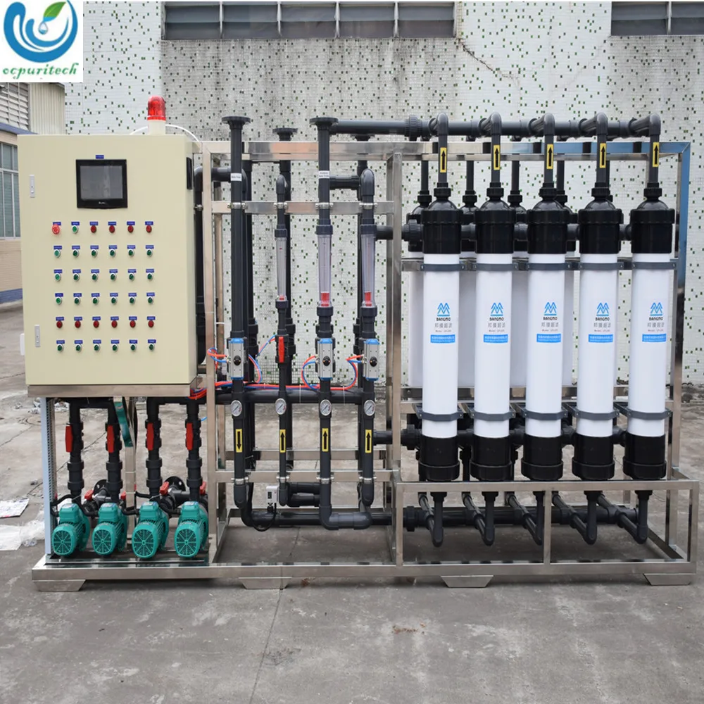 The best ground water to ro drinking water treatment UF system 10TPH plant