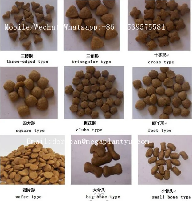 180250kg/h Dry Pet Dog Cat Feed/food Making Machines Extruder