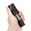 Super bright black tactical high power led torch 10w 2000 Lumens XML-T6 high power zoomable torch led flashlight