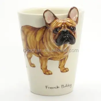 3d dog mug