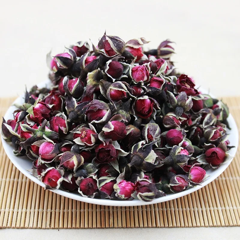 
2020 Newly Harvest Yunnan Wild Rose Bud Dried Flowers Golden-edge Rose Tea 