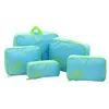 durable 5 pieces travel bag organizer 5 Set Packing Cubes Travel Storage Bags Multi-functional