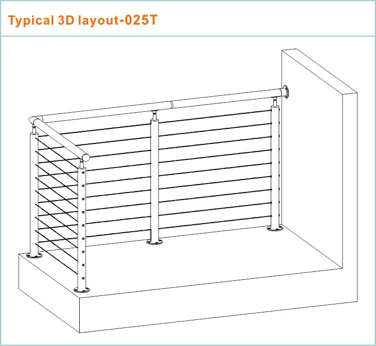 Outdoor Rope Railing Hardware With Stainless Steel Wire Fitting Buy