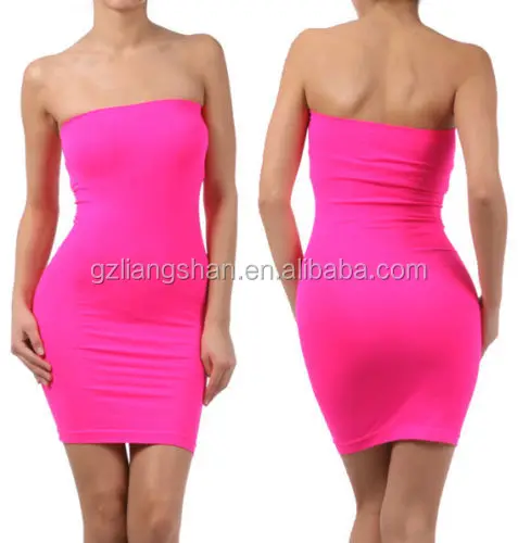 pink tight fitted dress