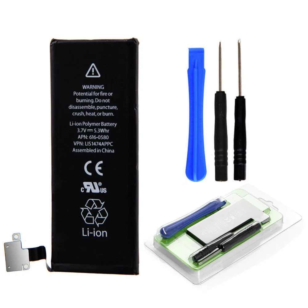 1430mAh Internal Replacement 3.7V Li-ion Battery + Tools For Apple iPhone 4S 4GS