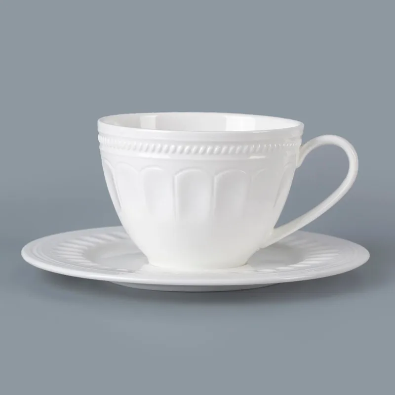 product-microwave and dishwasher safe durable coffee cup tableware white porcelain coffee cup with s