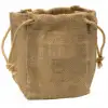 Good quality low price custom burlap hemp gift packing bag wholesale small jute bags drawstring