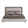 Bairong Home Modern contracted advocate lie marriage bed postmodern light luxury bed 1.5meter Genuine Leather