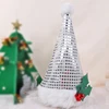 premium quality silver christmas santa hat for kids decorations