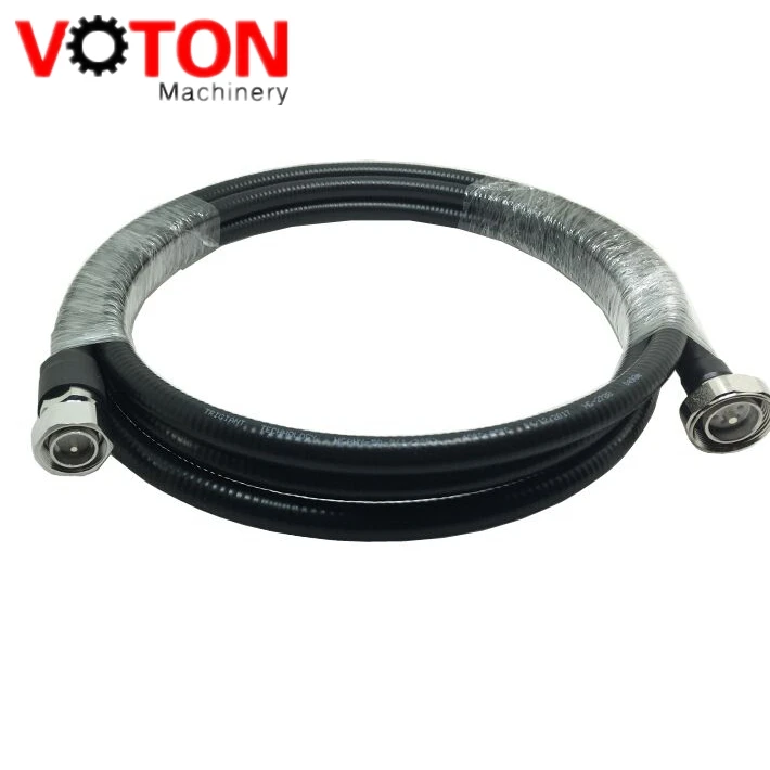 Rf jumper cable connector 7/16 din male straight to 4.3-10 mini din male 1/2SF cable assembly details