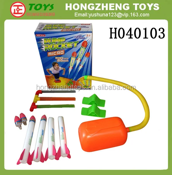 plastic rocket toy