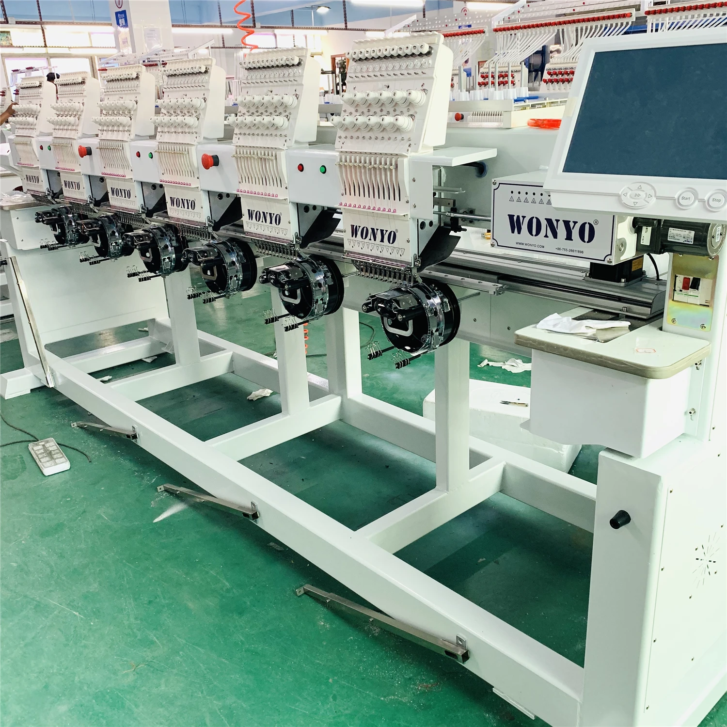 Multi- Heads Compurteried 6 Head Embroiderymachine Prices With Cheap