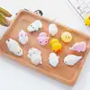 2018 new products lovely Plastic Animal soft rubber Mochi Squishy silicone Squeeze Toy