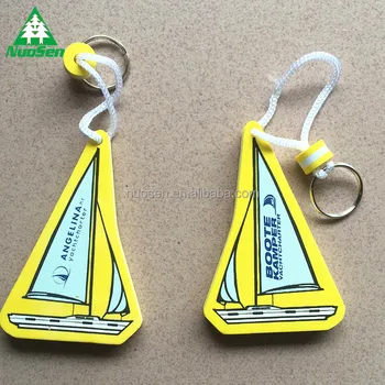 Promotional Customized Logo Eva Foam Floating Boat Keychain No Minimum Promotional Customized Logo Eva Foam Floating Boat Keychain No Minimum