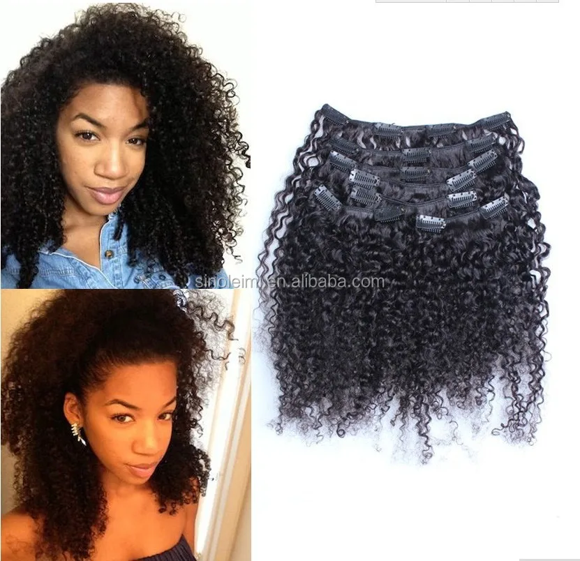 Malaysian Kinky Curly Hair Weft Free Hair Weave Samples Accept