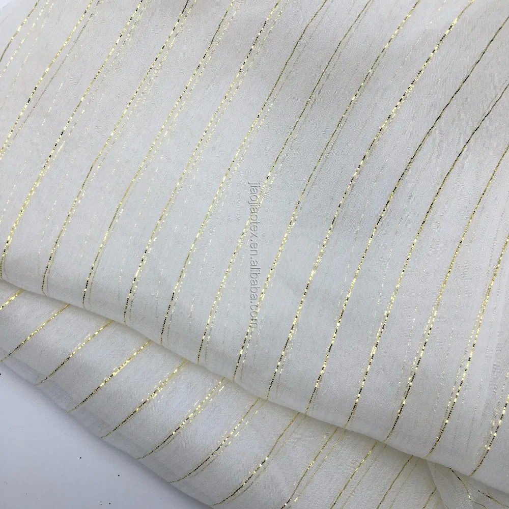 lurex chiffon fabric