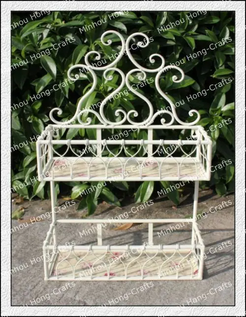 Rosa h66cm rosa progettato in stile country francese fioriera in ... Fioriera ferro battuto per giardino