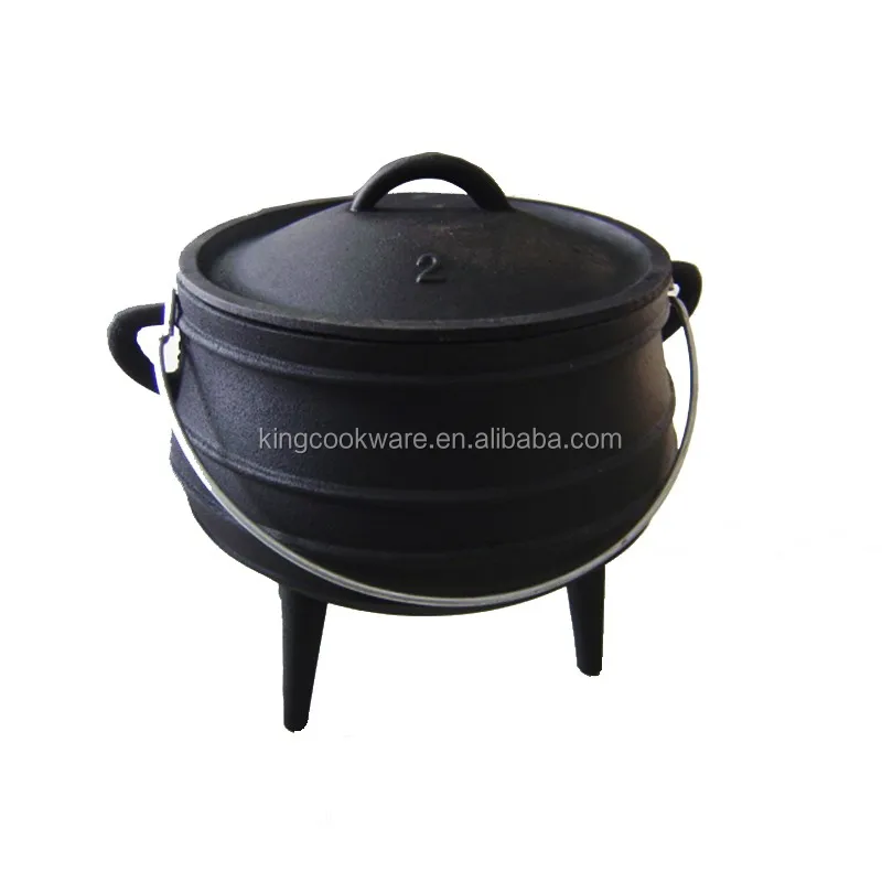 South Africa Preseasoned Cast Iron Potjie Pot Hunting Cast Iron Pot