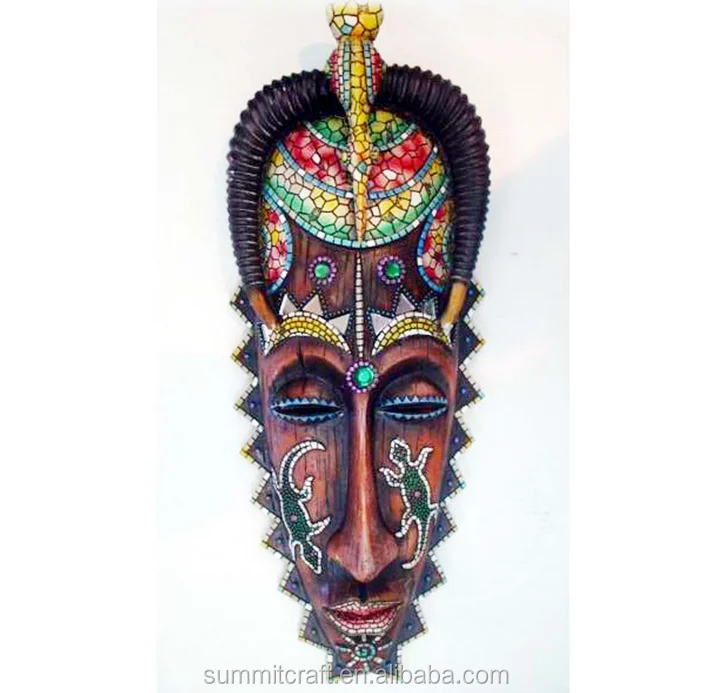 el yapımı reçine Afrika kabile maskeleri 3d duvar dekorHeykellerürün el yapımı reçine Afrika kabile maskeleri 3d duvar dekorHeykellerürün