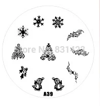2015 new A Series A39 Nail Art Polish DIY Stamping Plates Image Templates Nail Stamp Stencil
