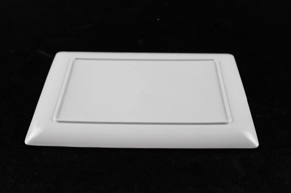 100%melamine white noodle plate
