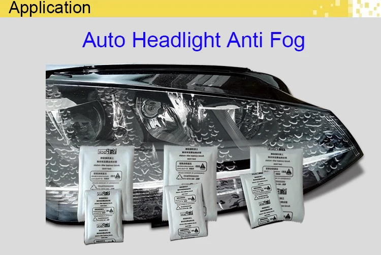 10g mini pack with adhesive powerful desiccant for auto headlights