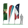 Attractive Outdoor Printed Promotional Business Advertising Swooper Flutter Feather Flag