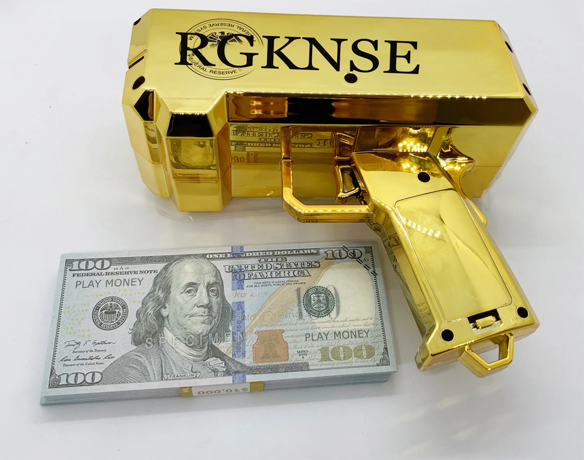 2019 New Arrivals Customized & Oem Cash Cannon Money Gun. Spray Money Gun Dollar/euro Buy