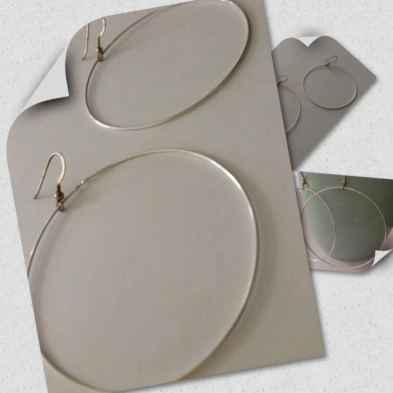 Ultra Thin Gold Hoop Earrings Find Get Quotations Sterling Silver Thin Hoop Earrings 2 5 3