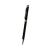 Top Sales 5 star World hotel room take away writing ball pen slim metal twist marriott hotel pen with 3 middle line