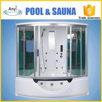4 5kw Electric Enclosed Sauna Steam Shower Room With Massage Bath Hot Tub Buy Sauna And Steam Combined Room Enclosed Steam Shower Room 4 5kw