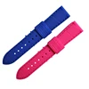 Comfortable Soft Touch Silicone watch strap with stitching