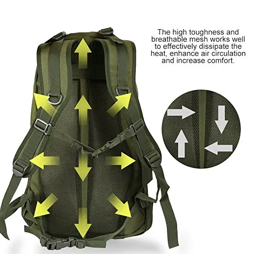 35L/45L/ Outdoor Military Rucksack Tactical Backpacks Camping Hiking Trek Bag 