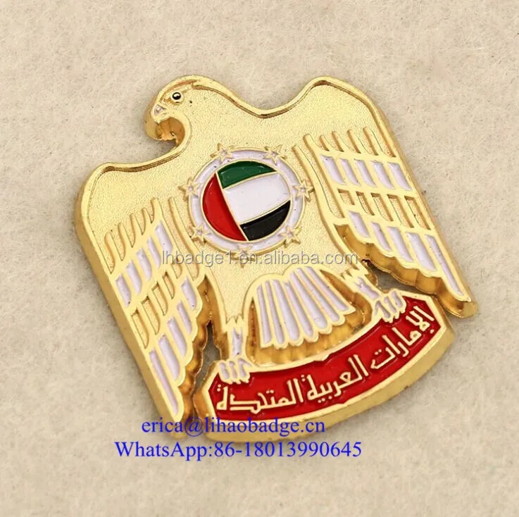 Custom Uae Metal Lapel Pin Badges,Dubai Lapel Pin Buy Dubai