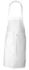 Poly-cotton 65/35 Chef Works White Basic Bib Apron Kitchen apron