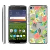 Slim Form Fit For [Cricket Exclusive] Alcatel Idol 5 [Clear] Total Armor Rubber Gel Phone Case - Print Design
