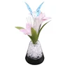 New products Decorative led flower light artificial/emulational fiber optic flowers both battery type and USB type