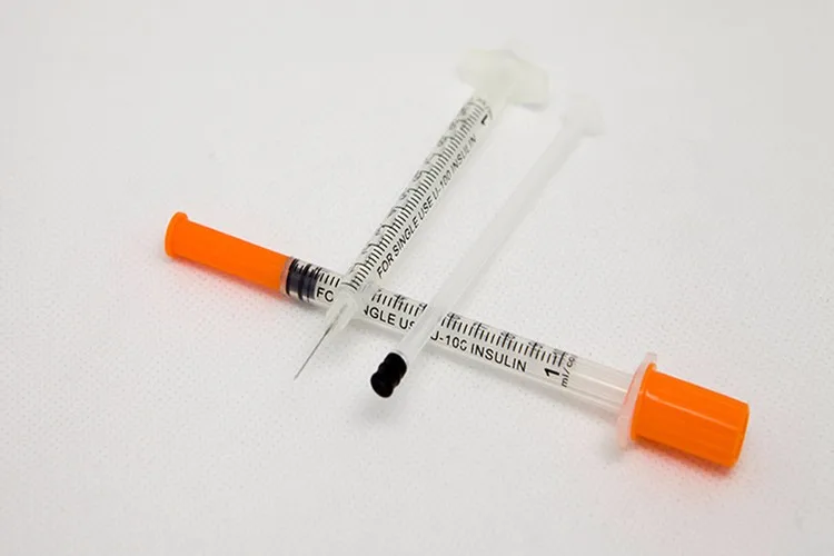 Disposable Insulin Syringe U100 U400 With Ce Iso - Buy Insulin Syringe ...