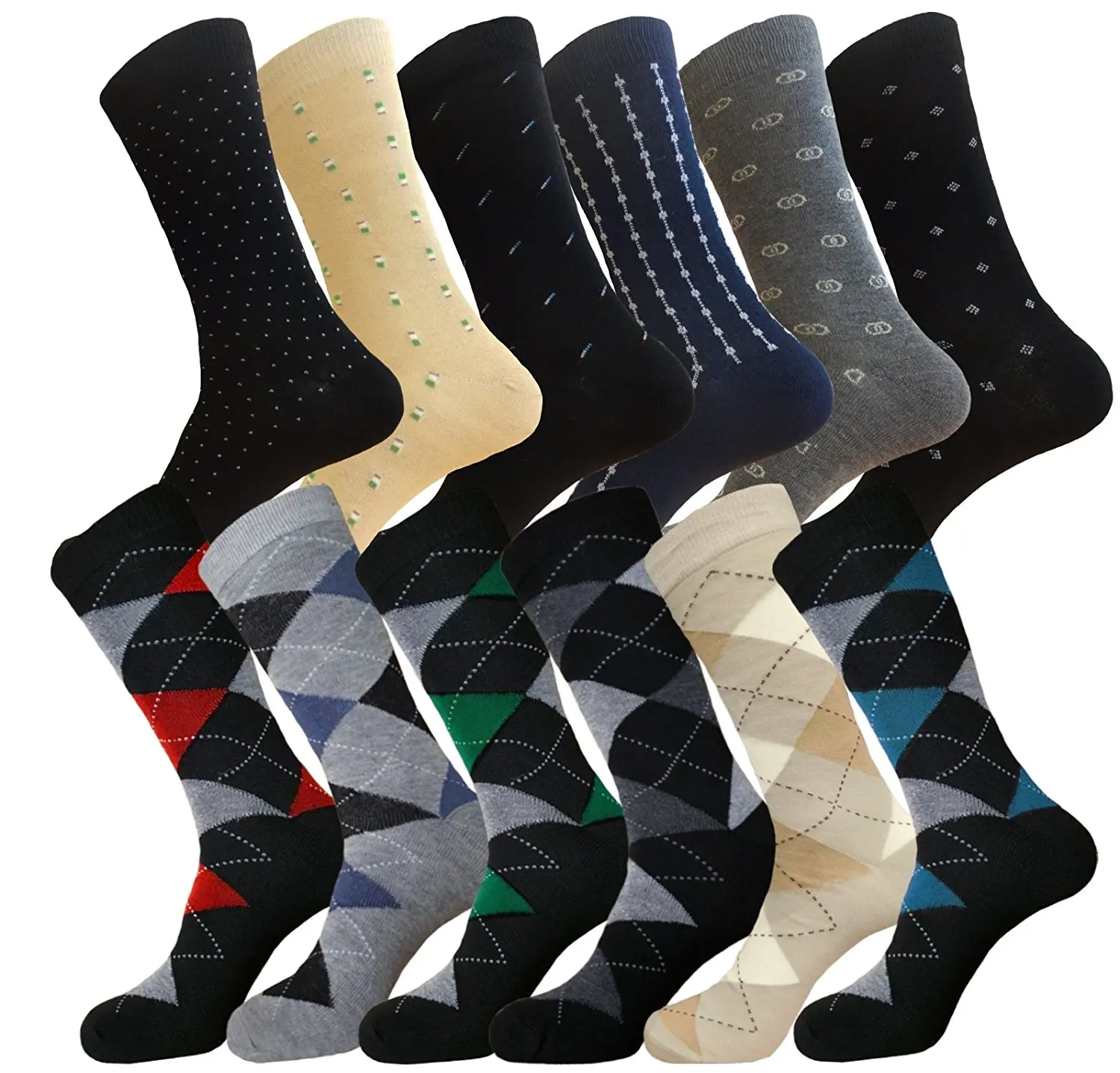 mens holiday dress socks