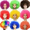 FBW-0088 Yiwu factory party soccer crazy football fans afro wig