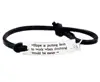 OEM Inspirational Bracelets Stamped Tags Engraved Bracelets Jewelries Gifts Encouraging Sayings-hope is putting faith to work