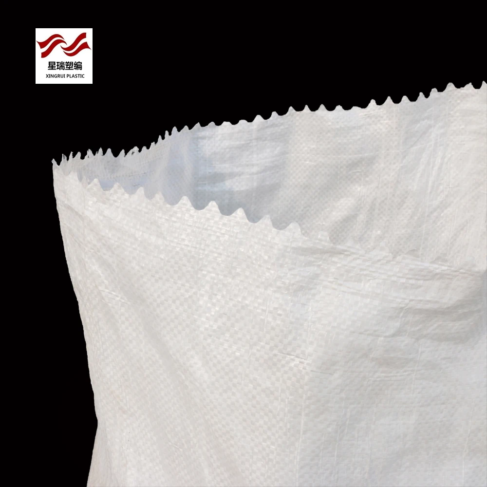 Russia Market 55x105cm White Recyclable Plastic Pp Woven Bag For