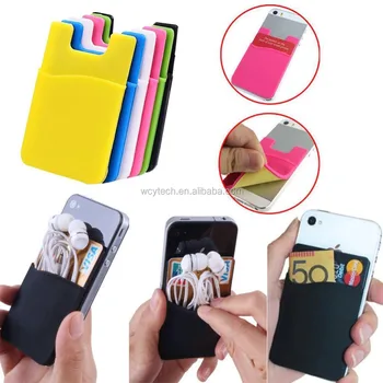 custom printed logo sticker silicone mobile phone card holder adhesive cell phone stand credit card holder - Custom Adhesive Cell Phone Card Holder custom printed logo sticker silicone mobile phone card holder adhesive cell phone stand credit card holder - Custom Adhesive Cell Phone Card Holder
