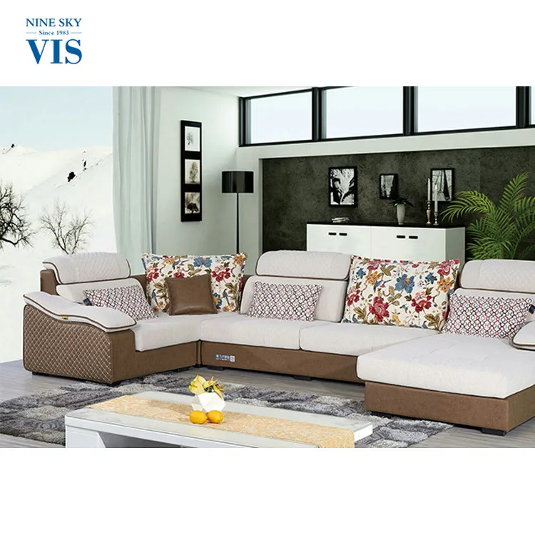 Ninesky Brand Fabric Sectional Italian Design U Shape Sofa Couches Under 500 5 Seater Sofa Set Kenya Buy Italian Design U Shape Sofa U Shaped