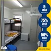 Ark Top Quality Good Price Long Lifespan Flatpack Prefabricated Steel Mining Field Transportable Accommodation