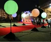 Large pvc inflatable tripod multi color led light stand balloon for outdoor decoration