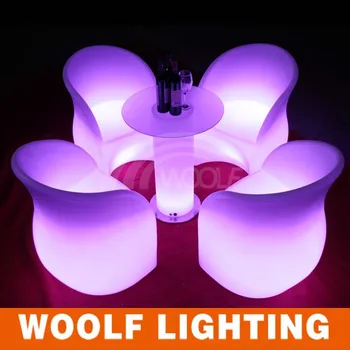 led light up coffee table