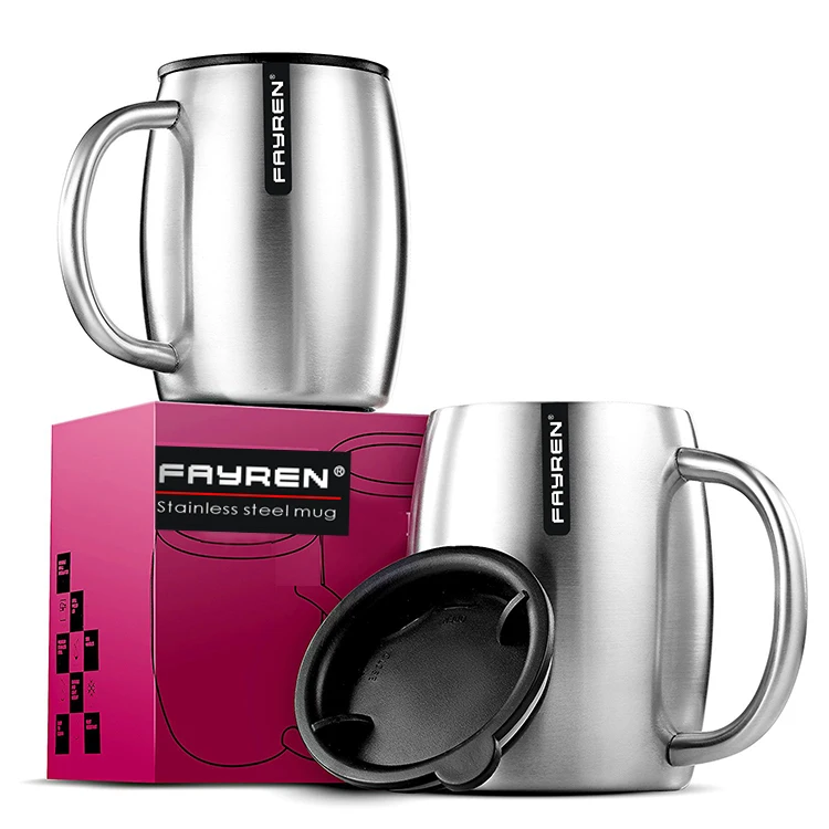 500ml Double Wall Stainless Steel Stanley Cup Shaped Custom Horn Beer